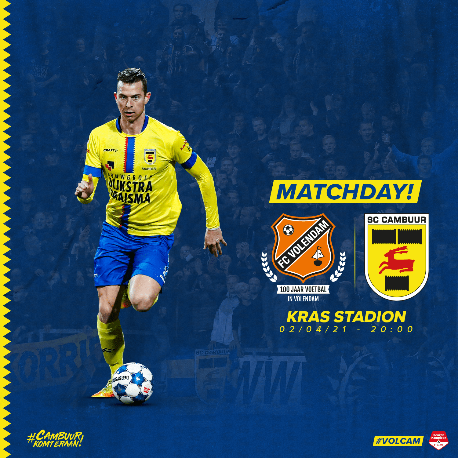 MATCHDAY FC Volendam SC Cambuur SC Cambuur