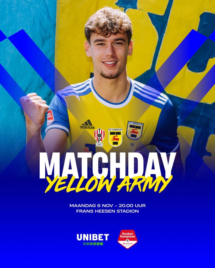 Matchday Top Oss Sc Cambuur Sc Cambuur