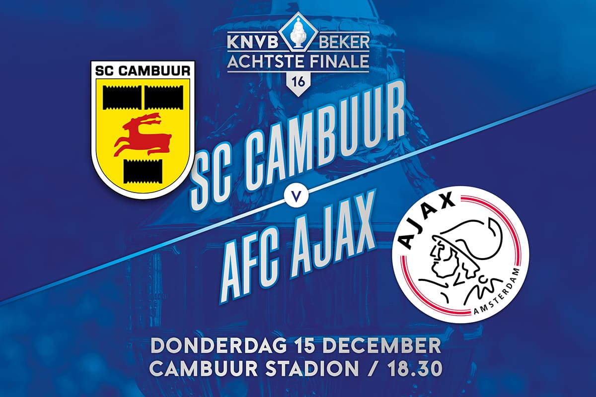 Schrijft een rapport Poort Onderverdelen Heb jij al een kaartje voor SC Cambuur - AFC Ajax? - SC Cambuur