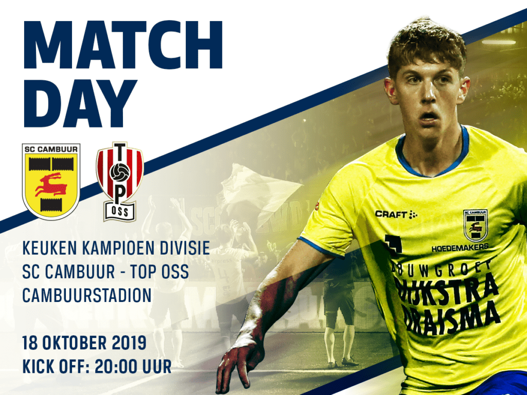 MATCHDAY: SC Cambuur - TOP Oss - SC Cambuur