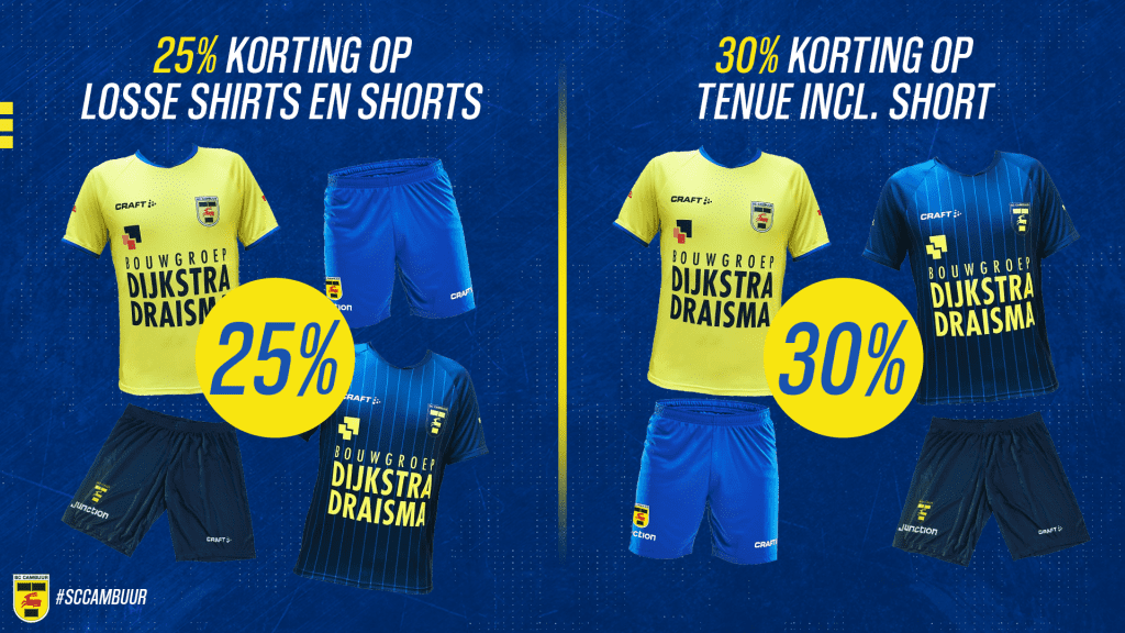 Vanaf heden in de (Online) Fanshop: fikse kortingen op ...