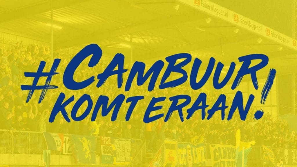 Cambuur Komt Eraan vlaggen voorlopig uitverkocht - SC Cambuur