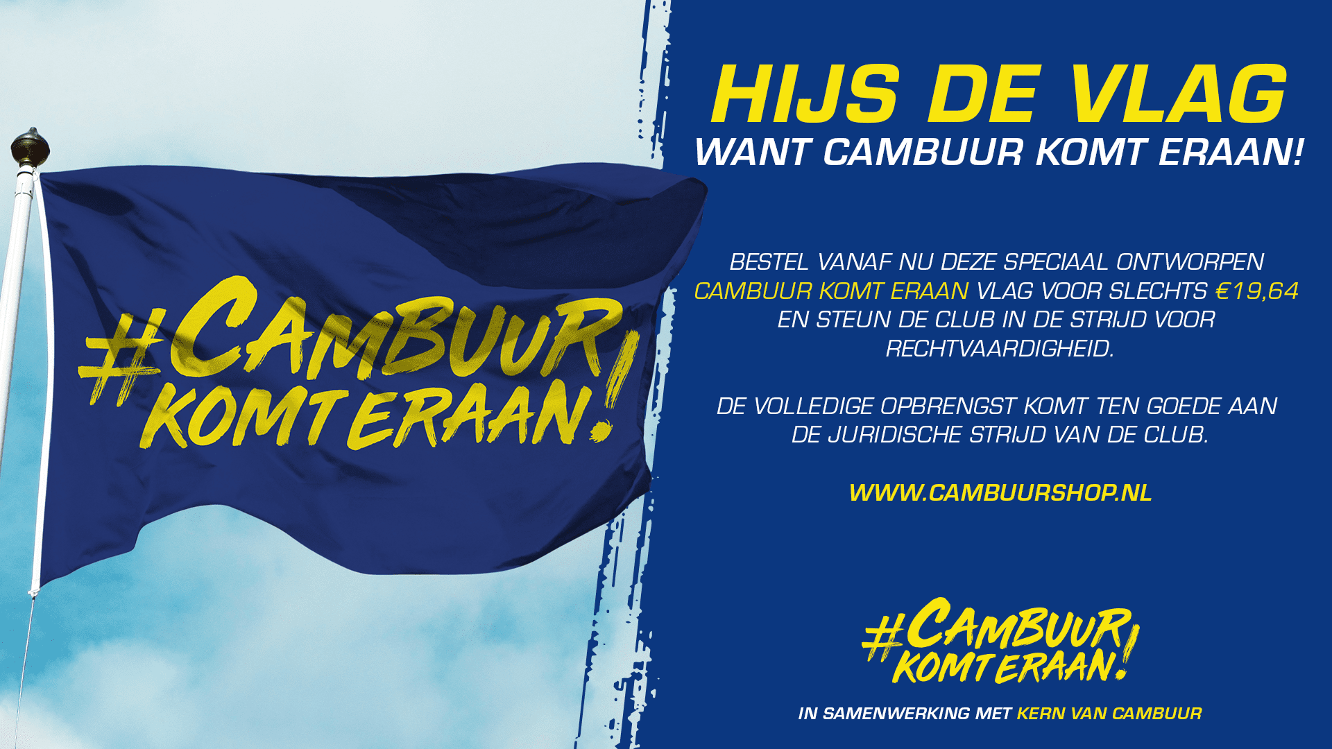 Hijs de vlag, want Cambuur Komt Eraan! - SC Cambuur