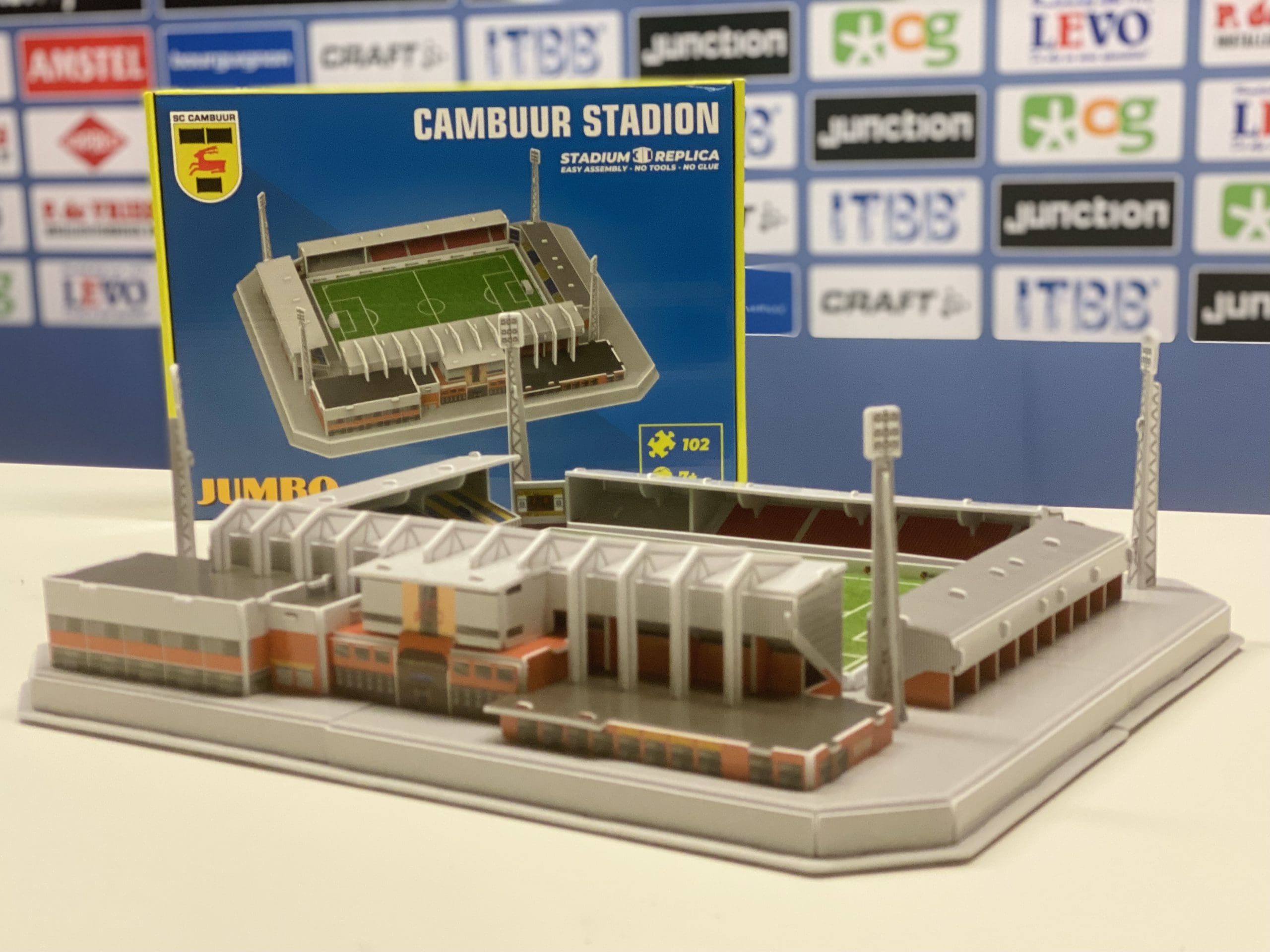 Denemarken Geheugen mobiel Spaar bij drie Jumbo-filialen voor de enige echte Cambuur Stadion 3D-puzzel!  - SC Cambuur