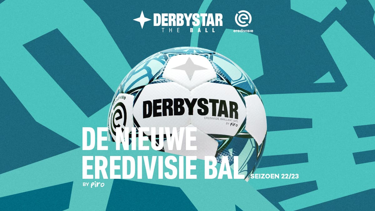 Nieuwe Derbystar Eredivisie-bal 2022/2023: ontwerp door voetbalkunstenaar Piro SC Cambuur