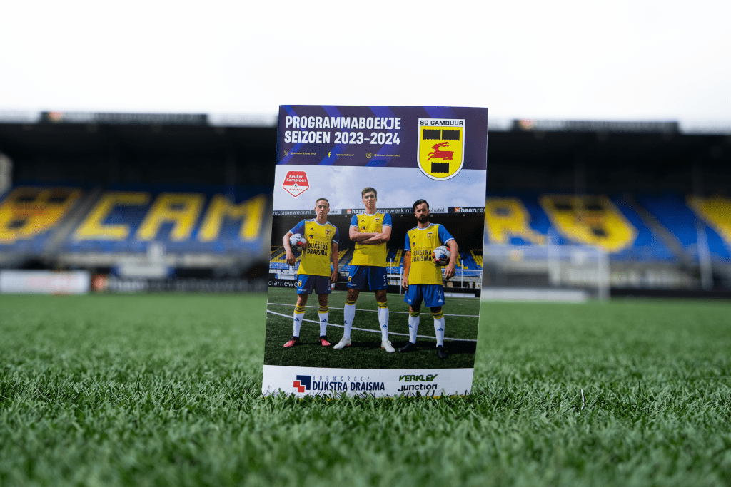 Programmaboekje SC Cambuur Jong Ajax SC