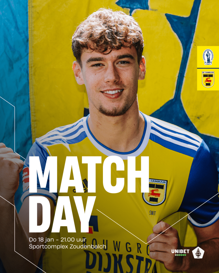 MATCHDAY USV Hercules SC Cambuur SC
