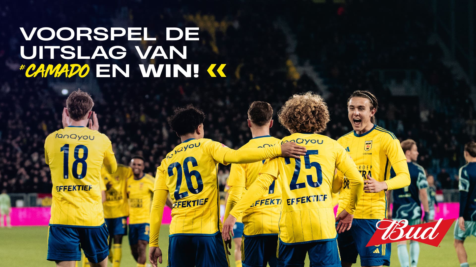 Voorspel de uitslag van SC Cambuur – ADO Den Haag en win een Bud-prijzenpakket