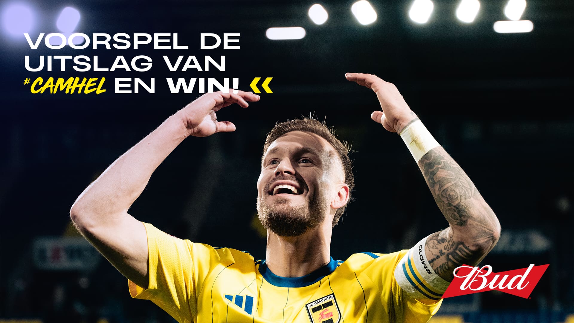 Voorspel de uitslag van SC Cambuur – Helmond Sport en win een Bud-prijzenpakket