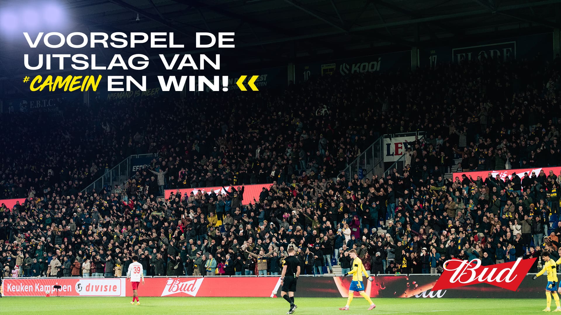 Voorspel de uitslag van SC Cambuur – FC Eindhoven en win een Bud-prijzenpakket