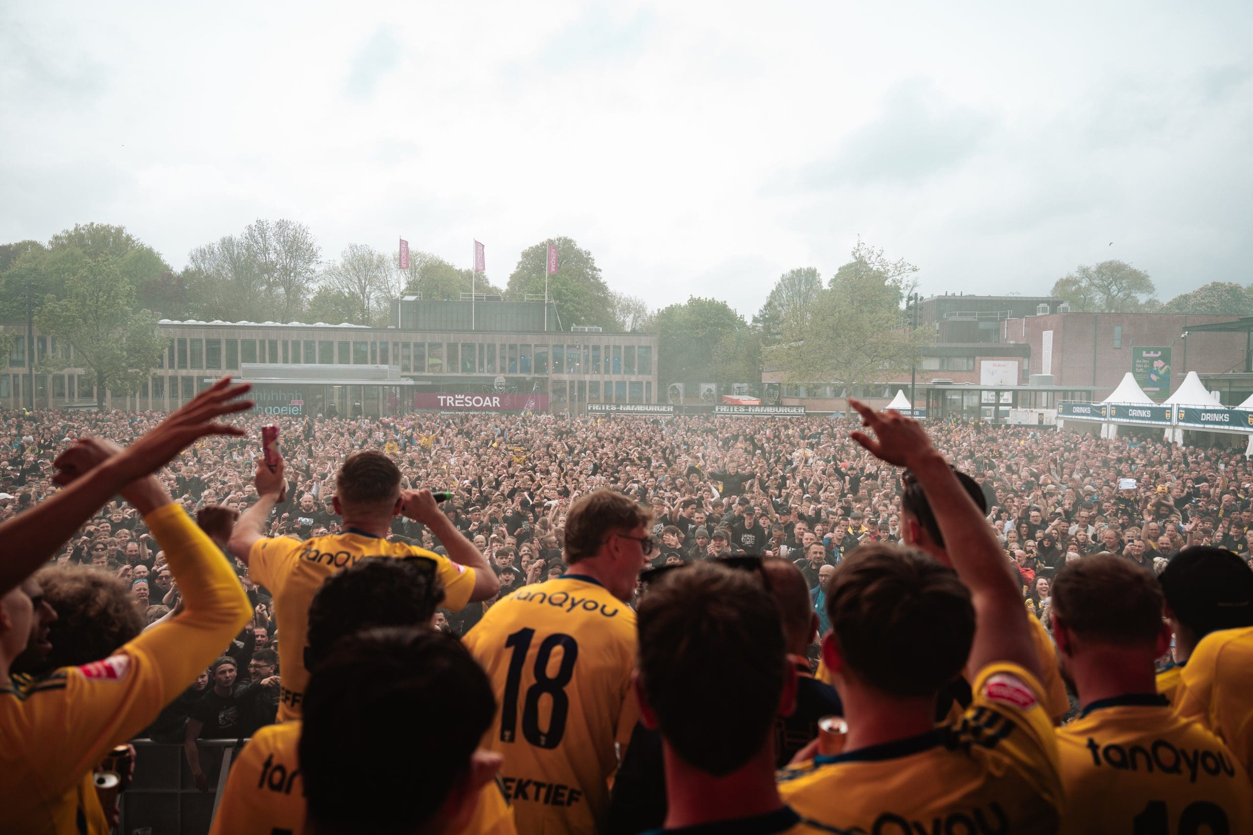 Genieten geblazen bij Officiële Huldiging SC Cambuur